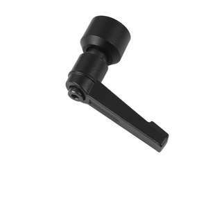 Manija de Aluminio Negra en Forma de L, Ajustable y Duradera, con Rosca Interna y Externa, Sistema Métrico, para Uso Industrial en Exteriores, Venta al Por Mayor - Product Image 1