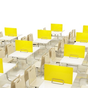 Escritorio de plexiglás Anti de aislamiento de Hardware <span class=keywords><strong>plegable</strong></span> manicura acrílico escuela Anti estornudo guardia - Product Image 1