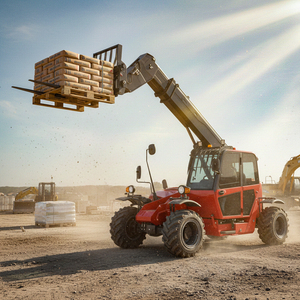 Pengiriman Cepat <span class=keywords><strong>Telescopic</strong></span> Handler 3.5 Ton Diesel Forklift Teleskopik Truk Pengangkut Beban Berat Telehandler Forklift - Product Image 2