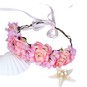 Corona <span class=keywords><strong>di</strong></span> <span class=keywords><strong>Fiori</strong></span> Bianchi e Blu <span class=keywords><strong>per</strong></span> <span class=keywords><strong>Capelli</strong></span>, Accessori Floreali <span class=keywords><strong>per</strong></span> Festival - Product Image 6