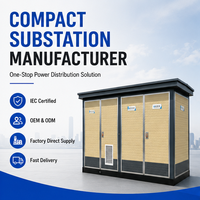 Poste de transformation de type kiosque triphasé 10 kV 400 kVA, modèle YB, pour alimentation électrique, testé selon la norme IEC 60076