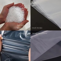 Sacs en plastique haute pression à fond plat en PE, avec doublure intérieure en LDPE transparente, épaissie, anti-poussière et écologique