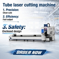 Découpeuse laser CNC pour tubes en acier, profilés en I, cornières, tubes ronds et carrés – Machine de découpe laser de tubes 1500W-12000W