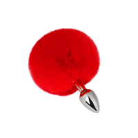 Plug anal en forme de queue de lapin, petit plug anal en métal, plug anal en acier inoxydable, entraîneur de dilatation, jouets sexuels anaux pour adultes