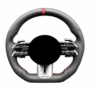 ลดกระหน่ำสำหรับ Mercedes Benz คาร์บอนไฟเบอร์<span class=keywords><strong>พวงมาลัย</strong></span> <span class=keywords><strong>AMG</strong></span> GLC GLE GLS GLK W204 C63 W212 W172 W207 W218 - Product Image 1