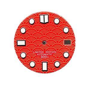 Petite quantité minimale de commande, montre automatique de luxe analogique sur mesure, 28,5 mm, MIYOTA, 4R36, vert luminescent, NH35A/NH36, acier inoxydable - Product Image 1