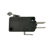 Micro-interrupteur métallique sans levier 250V 15A DPDT 1NO 1NC 3 broches à action rapide, bouton de fin de course IP41 pour four à micro-ondes et borne d'arcade