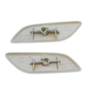 Mazda 6 Headlight Nozzle Caps GHR4-51-8H1 GHR4-51-18G1 <b>Clip</b> On Plastic Front <b>Bumper</b> Cover 2012-2015 - Product Image 2