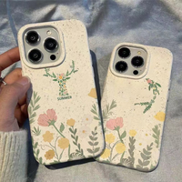 Coque de téléphone personnalisée biodégradable écologique avec logo personnalisé pour iPhone 11 12 13 14 15 16 Pro Max 16E Xr X 8 7 Plus
