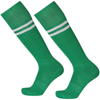 Multi Colors White Stripe Polyester Nylon Serviette de Compression Football High Tube Running Sports Chaussettes Custom Logo