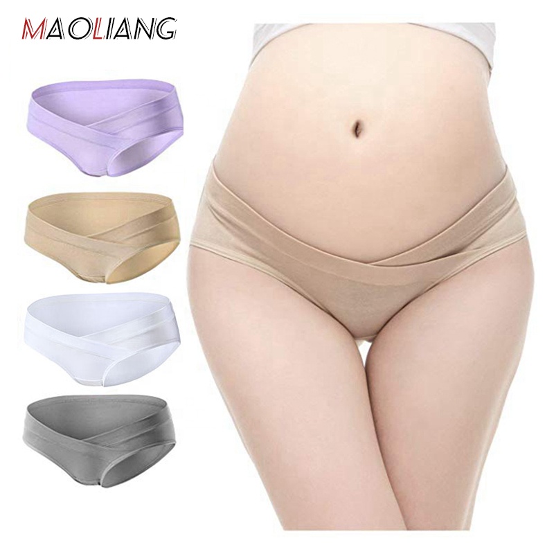 2002 Pregnancy Clothes Low Waist Cotton Maternity Panties for Pregnant Clothing Women's Premama Underwear Clothing