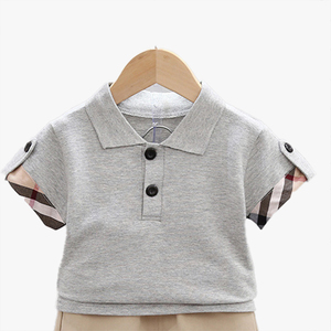 Camiseta Polo de Manga Corta para Niños, Estilo Verano 2026, Prenda Superior Informal a la Moda para Niños - Product Image 3