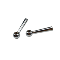 OEM Chrome Plated Revolving Ball Handle Tapered Cone Grip Female Thread M6 M8 M10 M12 3-Size Set for Lathe Milling Machine Tool