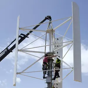 High Efficiency Windmill 3KW 5KW 10KW 15KW Vertical Axis Wind Turbine Generator 96v 120V 220V Off/ON Grid System For Home Use