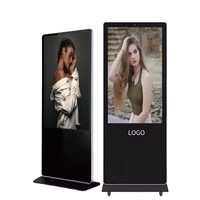 Affichage numérique et signalétique publicitaire avec écran tactile LCD vertical sur pied