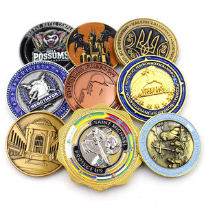Индивидуальный логотип многоцветные мягкие эмалированные античные латунные монеты из цинкового сплава металлические позолоченные памятные сувенирные монеты - Product Image 2