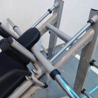Presse à jambes à 45 degrés à charge libre pour entraînement des quadriceps, équipement de fitness commercial pour salle de sport