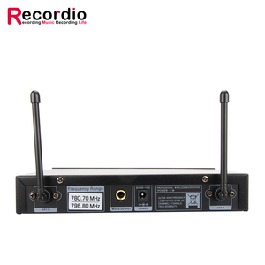 GAW-U745 Cheap Price Dual Channel VHF Analog UHF Professional Long Range Wireless Microphone System - Product Image 3