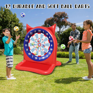 เป้าฟุตบอลเป่าลมยี่ห้อ Josen พร้อมเสียงเพลง - ของเล่นเกมโยนสำหรับเด็กเล่นกลางแจ้ง ทำจากวัสดุ PVC - Product Image 4