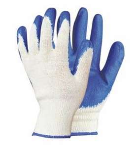 Gants de jardin en coton <span class=keywords><strong>orange</strong></span>, <span class=keywords><strong>latex</strong></span>, tricotés en coton, paume en caoutchouc, revêtement en <span class=keywords><strong>latex</strong></span> - Product Image 5