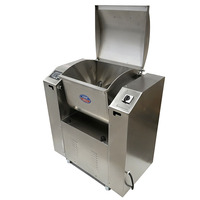 Mélangeur à farine automatique 15KG 25KG 50KG, mélangeur à farine et à pâte multifonctionnel en acier inoxydable, silencieux, pour pizza