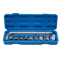 Jeu de clés à douilles de réparation automobile de haute qualité 1/2" DR, 10 pièces, jeu d'outils à douilles