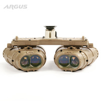 Kit de boîtier de caméra de vision nocturne panoramique à quatre yeux Argus Professional OEM ODM PNVG18 pour casque, étanche, portée 400 m