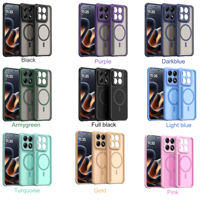 Coque de téléphone magnétique translucide mate avec anneau pour OnePlus 13/13R/15/15R, modèle fin, antichoc et dissipateur de chaleur