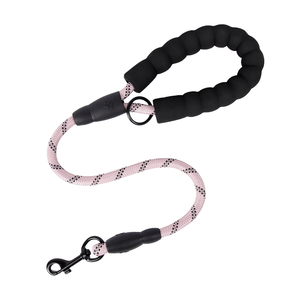 Venta al por mayor barato reflectante ajustable Pet Slip Lead estilo a rayas correa de perro Hecho de nylon para entrenamiento y trotar muestra gratis - Product Image 1