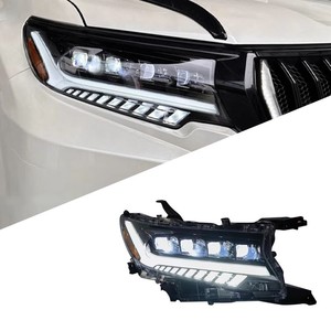 Ensemble de feux arrière LED à défilement séquentiel pour <span class=keywords><strong>Toyota</strong></span> <span class=keywords><strong>Prado</strong></span> 2018-<span class=keywords><strong>2022</strong></span>, avec feux de jour modifiés (DRL) et feux avant à fonction de feux de circulation - Product Image 1