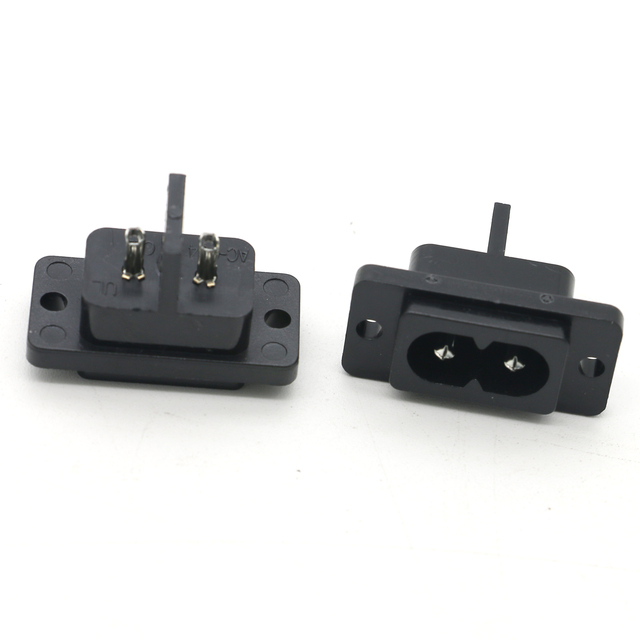 ONLYOA AC-004 2pin Inlet Socket Terminal Power Plug AC 250V 2.5A Power Socket