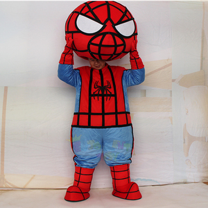 Costume da Mascotte Spiderman Rosso e Blu, Tuta di <span class=keywords><strong>Spider</strong></span>-Man, Costumi di <span class=keywords><strong>Spider</strong></span>-Man, Abbigliamento per Cosplay - Product Image 4
