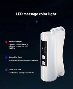 Tangan memegang portabel 3 gigi elektrik Gua Sha pengikis pijat dalam santai tisu Fascia otot pijat sendi Fascial pisau - Product Image 5