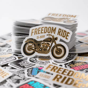 Custom Logo Sticker <b>Label</b> Personalized Brand <b>Packaging</b> <b>Labels</b> Glass Sticker Film with Custom Design Custom Stickers - Product Image 4