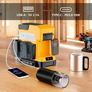 Cafetera Inalámbrica para Batería Dewalt 20V MAX, 3 Opciones de Preparación, Cafetera de Goteo con Molinillo de Café, Portátil Individual - Product Image 5