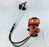 Débroussailleuse à dos multifonctionnelle industrielle BHBC328 en métal, à essence 2 temps 30,5 cm³, mini débroussailleuse puissante pour bricolage
