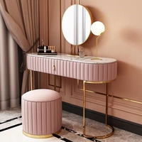 Coiffeuse chambre moderne simple petite unité Nordic light table de maquillage de luxe armoire de rangement