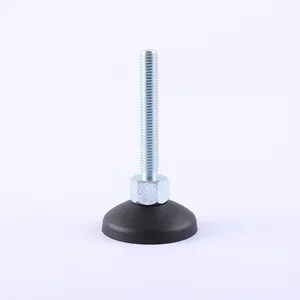Adjustable Anti Vibration Pad Leveling Leg Feet And Foundation Bolts Adjustable Foot Cup Screw With Anti-skid Pad