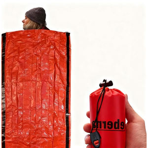 ถุงนอนฉุกเฉินแบบมีเชือกผูก สำหรับตั้งแคมป์กลางแจ้ง กันน้ำ พร้อมฉนวนกันความร้อน - Product Image 1