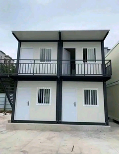 Casa Prefabricada Portátil de Dos Pisos con Paneles Sándwich Plegables de 20 y 40 Pies, Móvil y Modular para Uso en Oficinas - Product Image 2
