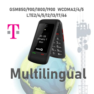 4G Không Có Google Android 11 3GB + 32GB Kép Máy Ảnh Phổ Biến Xách Tay Tiq Mini Q5 Màn Hình Cảm Ứng Key Lật AT & T T-Di Động Mtk Mỹ Điện Thoại Thông Minh - Product Image 6