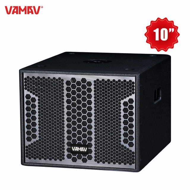 VAMAV Pro Audio NOVA TX10S Wooden Active Subwoofer 400W RMS DSP & Class D Amplifier Ideal for DJ Sound Systems