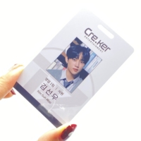 Carte d'identité scolaire coréenne personnalisée pour lycéens, en PVC magnétique, avec impression offset et marquage à chaud