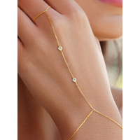 Mlluki Joyería al por Mayor, Pulseras de Plata de Ley 925, Chapadas en Oro de 14K, con Circonita Cúbica, Diseño Geométrico Circular