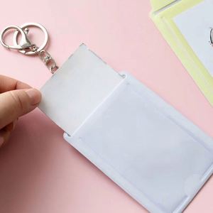 Custom Design Cute Korea Fashion Pc <b>Holder</b> Pvc <b>Card</b> Cover Photo case Kpop Photocard Stars Photo Collect <b>Card</b> <b>Holders</b> - Product Image 5