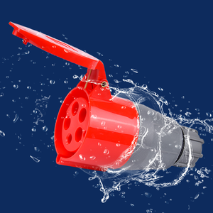 Vật liệu mới 5pin 16A 220-380/380-415V 3P + N + E nam và nữ công nghiệp cắm và ổ cắm IP44 không thấm nước công nghiệp ổ cắm - Product Image 2