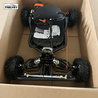 Kart tout-terrain 82-212cc 2/4 temps CVT à essence avec suspension à bras en A et frein à disque pour sites de divertissement