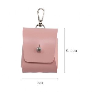 Étui de rangement portable en cuir PU pour écouteurs, housse minimaliste pour écouteurs, petit étui pour écouteurs pour les voyages et l'usage quotidien - Product Image 3
