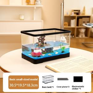 ตัวกรองออกซิเจนแนวนอนแบบบูรณาการสำหรับครัวเรือนขนาดเล็กถึงขนาดกลางอุปกรณ์ตกแต่งตู้ปลาพลาสติก - Product Image 2