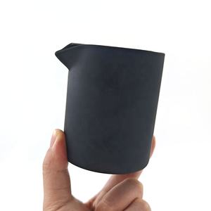 Leere hitze beständige Glas kerzen glas Großhandel 6 Unzen Massage Milchglas Kerzen glas mit Deckel - Product Image 2